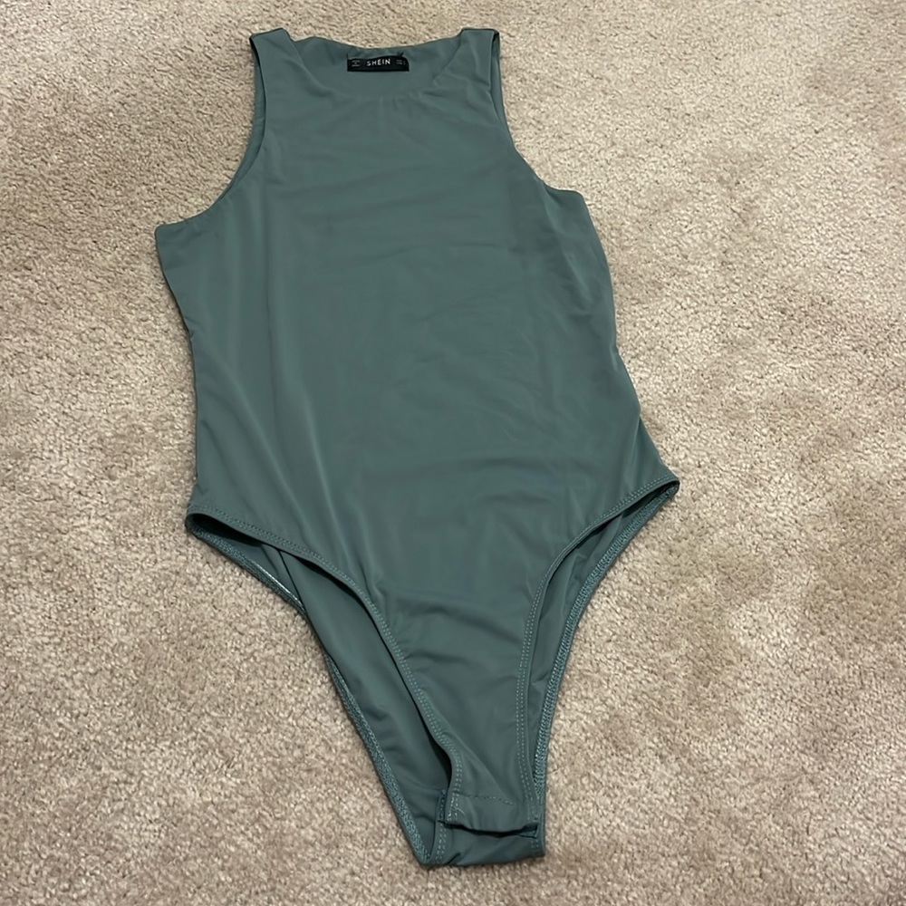 Size small, pastel olive green, SHEIN
